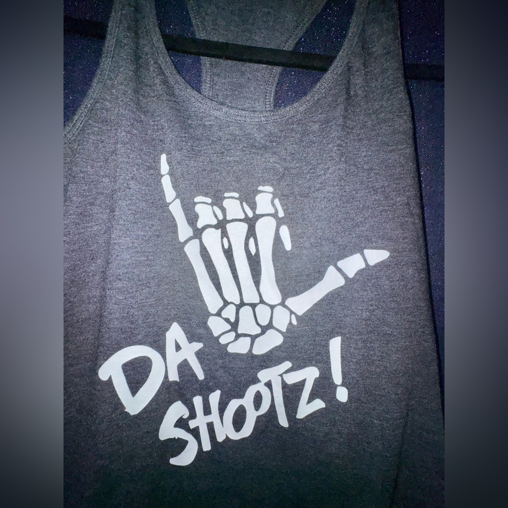 New Deschutes Brewery Bend Oregon Racer back Tank Top Shirt Da Shootz Chaka Brah